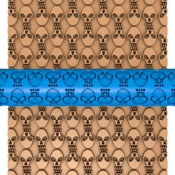 86545455.jpg Fichier 3D Rouleau d'argile pour crâne / Rouleau d'argile pour crâne / Rouleau d'argile pour crâne / Rouleau d'argile pour crâne / Imprimante de motifs de crânes・Design à télécharger et à imprimer en 3D