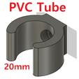 20mm_PVC_Clip_2.png Pipe Support Flush Mount Clip PVC 20mm Pipe Support Flush Mount Clip