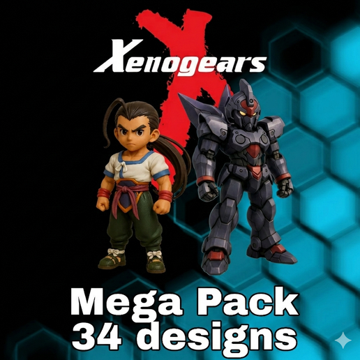 Xenogears - Mega Pack (34 Designs) | Full Character & Gear Collection