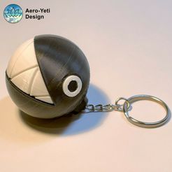 cc1.jpg STL file Chain Chomp Keychain・3D print design to download