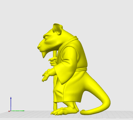 🥷 Master Splinter - 3D Figure inspired by the Ninja Turtles - Model for ...