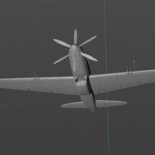 ️ French VB.10 C1 fighter 3D model material・ OBJ File for 3D printing・Cults