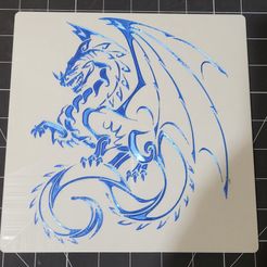 IMG_20220111_225419_870.jpg Download STL file 6 Color Dragon Wall Art - Dungeons and Dragons • 3D printing template, DemonOfEden