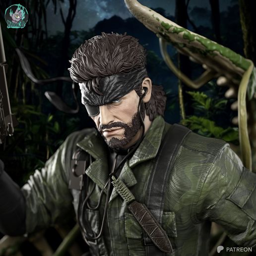 🐍 Naked Snake METAL GEAR SOLID - STL Ready for 3D Printing・ STL File ...