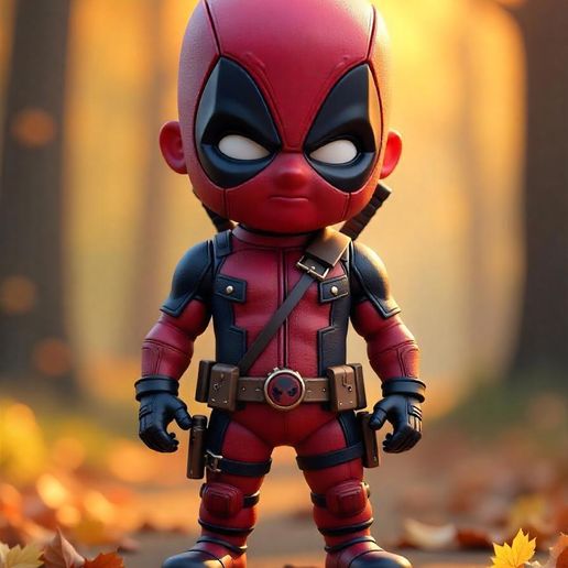 Figura de Dead Pool 3D model