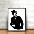 27.Frank Sinatra.jpg Frank Sinatra Wall Sculpture 2D