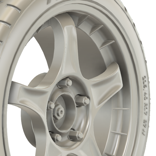 1/24 17x7 Advan RC wheels 3D model