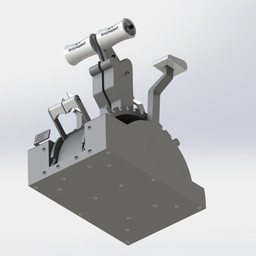 9.JPG Boeing 737 Throttle Quadrant - Flight Simulatora