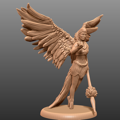 1.png Fichier STL gratuit Bluejay Guardian - Miniature de table・Design pour impression 3D à télécharger