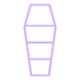 coffin shelf 4 open back.stl Coffin Shelf x 4