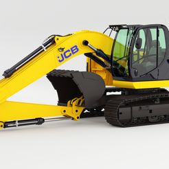 JCB-JZ255 EXCAVATOR 01.jpg JCB-JZ255 Excavator rigged 3d model