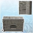 4.jpg Medieval house with covered balcony and wooden door (1) - Medieval Fantasy Magic Feudal Old Archaic Saga 28mm 15mm