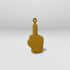B11100B2-80D7-4D13-8959-188BAAA363CA.png STL file Emoji Keychain Fuck You・3D printing design to download