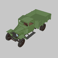 g28-C.png STL-Datei GAZ-MM-V wartime truck 1:56 (28mm) kostenlos・3D-Drucker-Design zum herunterladen