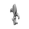 lys-V02-06.JPG Heraldic lily relief for woodworking and plaster moldings 3D print model