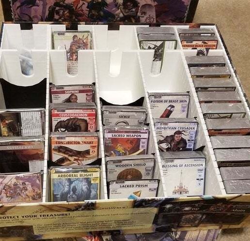 Pathfinder Adventure Card Game (PACG) Organizer/Insert [pre-2019 big box]
