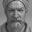 wireframe.png Avicenna Bust – Sculpture 3D Printable STL File
