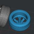 Sin-título1.jpg Speed line gra Wheels with tires, Renault Clio Norev 1/18