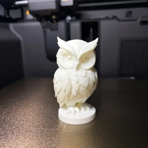 Owl Statue STL – Decorative Bird Sculpture for 3D Printing