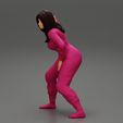 Girl-0006.jpg Beautiful Strong Assertive Woman Fantasy Style 3D Print Model