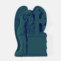 Inger-site.png Fichier STL Tombstone 3D stl, cruce stl, Angel・Design imprimable en 3D à télécharger