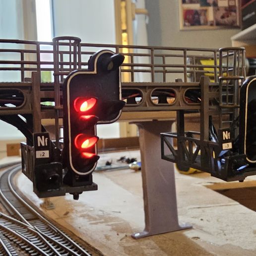 Signalisation ferroviaire HO 1/87 pour train électrique modélisme ferroviaire