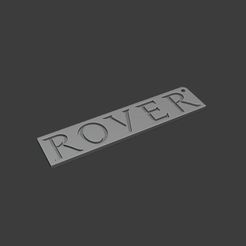 Main.jpg Free STL file Rover Keyring - Rover Keyring Key Fob - Ver#1・3D printer design to download