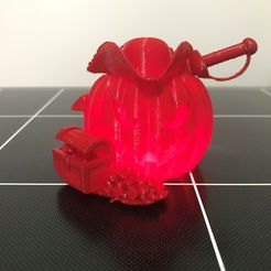 pp3.jpg 3D file Jack-o'-lantern Pirate・3D printing design to download