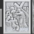 8-VIII-STAZIONE-Gesù-consola-le-pie-donne-VIA-CRUCIS.jpg Way Of The Cross-14 Stations of  Cross  Via Dolorosa Via Crucis