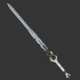 Render1.png Меч Е Шиюань (MainSword) Модель для 3d печати