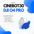 GEPRC-CINEBOT30-DJI-O4-PRO-3D-PRINT-2.jpg GEPRC Cinebot30 DJI O4 PRO Camera Mount TPU Insert