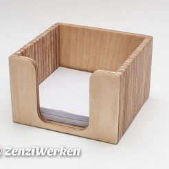 0cfa8e5de25caa913ccd56ac1bf40bfc_display_large.jpg Fichier OBJ gratuit Porte-mémo cube cnc/laser・Idée pour impression 3D à télécharger