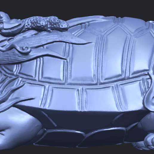 01_TDA0333_Dragon_TortoiseB01.png -Datei Dragon Tortoise kostenlos herunterladen • Vorlage für den 3D-Druck, GeorgesNikkei