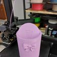 222.jpg desktop trash can stl, mini vanity bin with lid