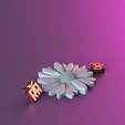 render_7.png Vela floral Daisy 01