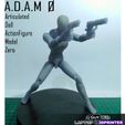 Articulated Doll ActionFigure Model Zero NTA LAPTOP & 3DPRINTER A.D.A.M 0 (Articulated Doll Actionfigure Model 0) - Resin 3D Printed