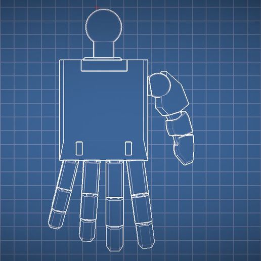 GUNPLA GENERIC HAND 1/144 3D model