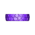 Ring.stl ペブルストーン・テクスチャー・ナゲット・リング