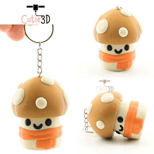 Cutie3D_Autumn_Cozy_Mushroom_Keycap_Fidget_Clicker_Keychain_-_02.png Herbst gemütlichen Pilz Keycap Fidget Clicker Schlüsselanhänger - Cute Backpack Keychain