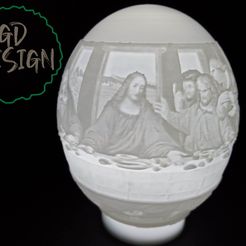 IMG_20230306_180135875.jpg STL file The Last Supper Light・Model to download and 3D print