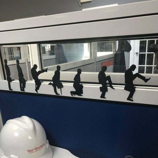 IMG_0045.jpg Monty Python, Ministry of Silly Walks, Silhouettes, for Office Cubicle window