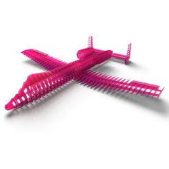 dwfvedfw.jpg Бесплатный STL файл A10 Plane Ribs 0.35 mm Thick・3D-печатная модель для скачивания