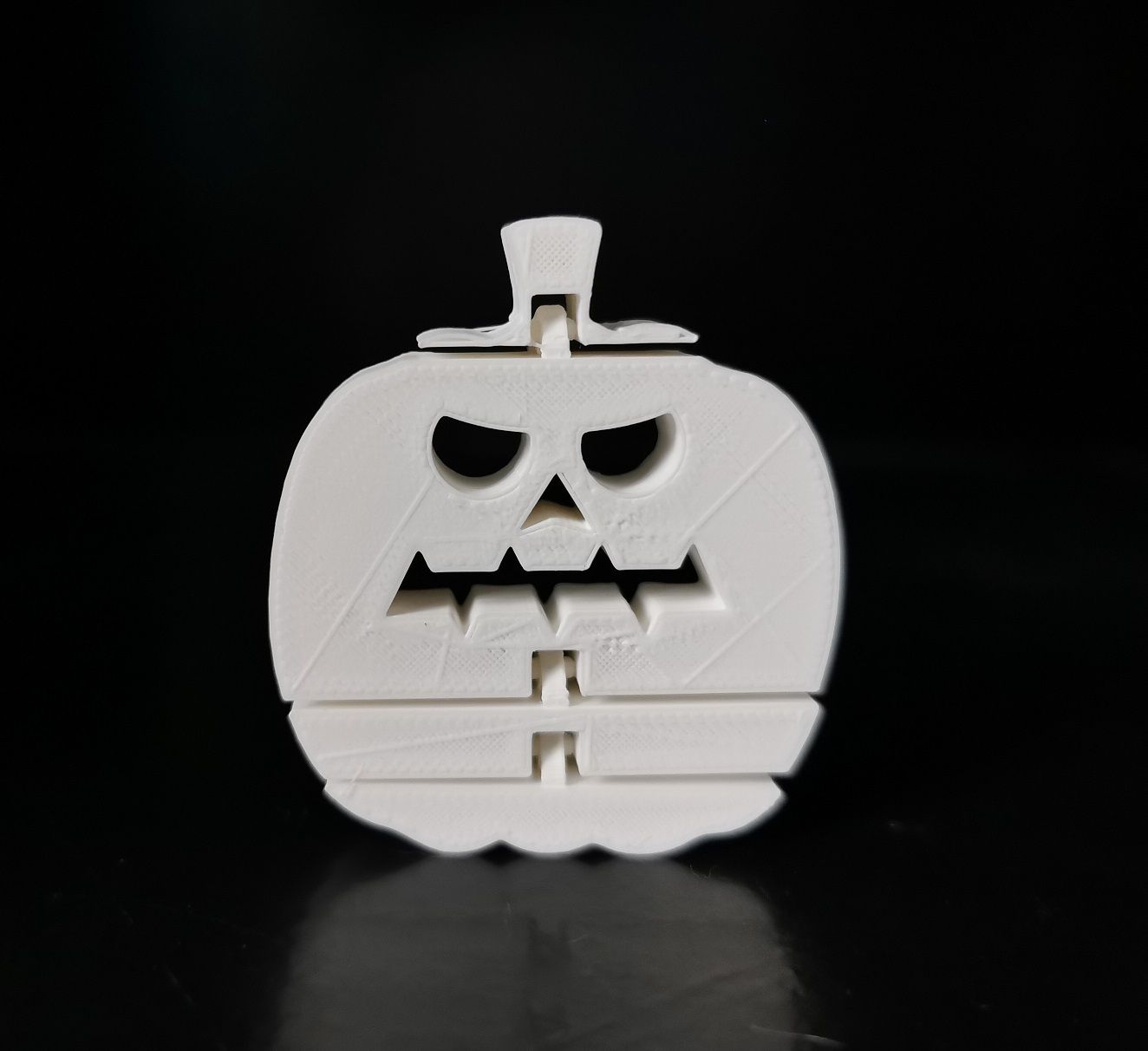pumpkin_01.jpg Download STL file 🎃 Flexi print-in-place Halloween pumpkin • 3D print template, eAgent