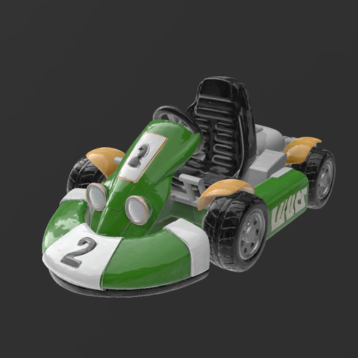 CARTOON KART COLLECTION 1 PRINTABLE CARS 3D model
