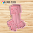 CREEPER.png Creeper Minecraft Minecraft Cookie Cutter - Cutter stamp