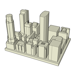 ManhattanMetLife.png Fichier STL gratuit Immeuble Manhattan Skyline MetLife・Idée pour impression 3D à télécharger