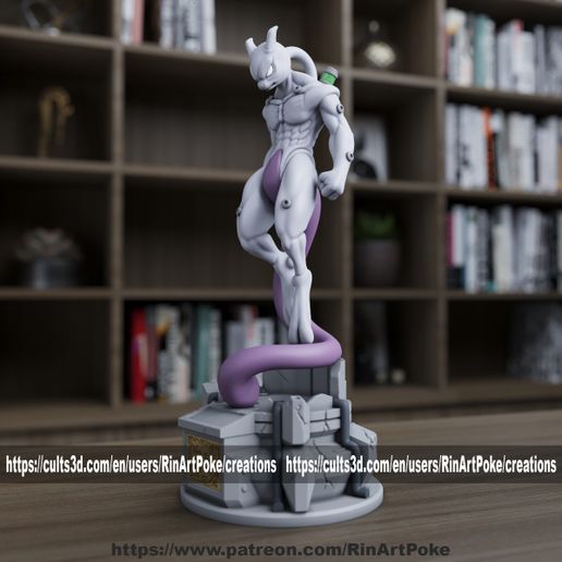 🎲 mewtwo awakens in Laboratory Capsule・ STL File for ・Cults