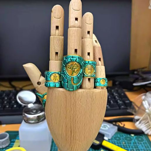 🔗 Link UltraHand Rings Set Zelda Tears of the Kingdom・3D Print
