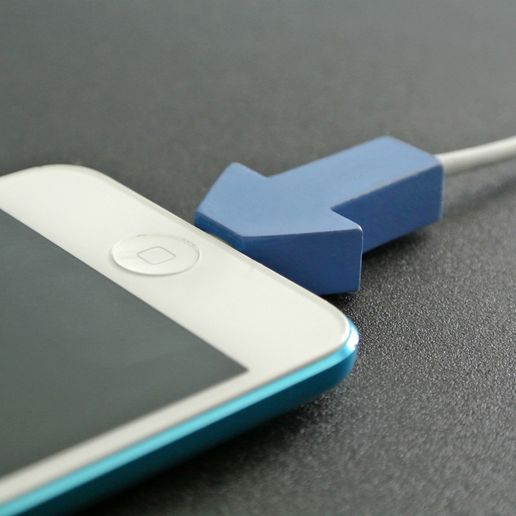 Lightning cable holder - 3D model önizlemesi