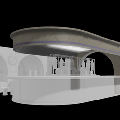 2023-01-20-104240.png Fichier 3D Auvent de bar Mos Eisley Cantina de Star Wars pour figurines de 3,75" et 6".・Design pour imprimante 3D à télécharger